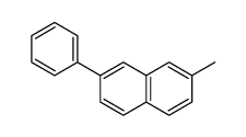 2-methyl-7-phenylnaphthalene结构式