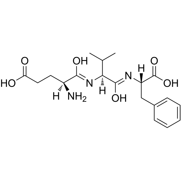 L-ALPHA-谷氨酰-L-缬氨酰-L-苯丙氨酸图片