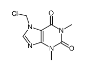 7-(Chloromethyl)-1,3-dimethyl-3,7-dihydro-1H-purine-2,6-dione结构式