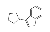 1-(3H-inden-1-yl)pyrrolidine结构式