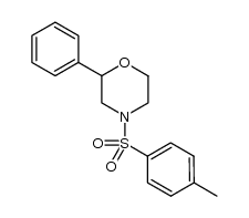 2-phenyl-4-(toluene-4-sulfonyl)morpholine Structure