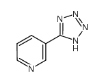 5-(3-吡啶基)-1H-四唑结构式