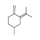 4-methyl-2-propan-2-ylidenecyclohexan-1-one结构式
