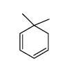 5,5-dimethylcyclohexa-1,3-diene Structure