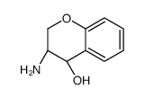 (3S,4R)-3-amino-3,4-dihydro-2H-chromen-4-ol结构式