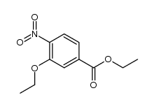 ethyl 3-ethoxy-4-nitrobenzoate结构式