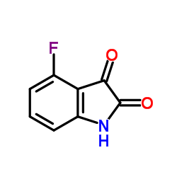 4-氟-2,3-吲哚二酮结构式