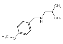 N-[(4-methoxyphenyl)methyl]-2-methylpropan-1-amine Structure