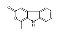 1-methyl-9H-pyrano[3,4-b]indol-3-one Structure