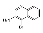 4-溴喹啉-3-胺结构式