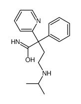 2-phenyl-4-(propan-2-ylamino)-2-pyridin-2-ylbutanamide Structure