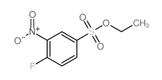 4-ethoxysulfonyl-1-fluoro-2-nitro-benzene Structure
