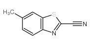 2-Benzothiazolecarbonitrile,6-methyl-(9CI) structure