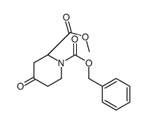 1-O-benzyl 2-O-methyl (2S)-4-oxopiperidine-1,2-dicarboxylate Structure