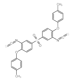 Benzene,1,1'-sulfonylbis[3-isothiocyanato-4-(4-methylphenoxy)-结构式