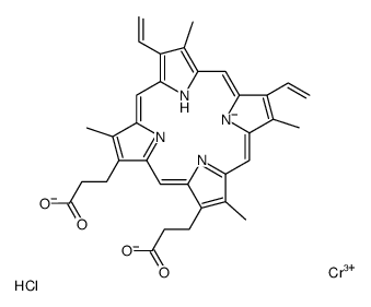 Cr(III) Protoporphyrin IX Chloride Structure