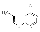 4-氯-5-甲基噻吩基[2,3-d]嘧啶结构式