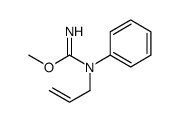 methyl N-phenyl-N-prop-2-enylcarbamimidate Structure