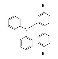 5-bromo-2-(4-bromophenyl)-N,N-diphenylaniline Structure