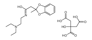N-(2-Diethylaminoethyl)-2-methyl-1,3-benzodioxole-2-acetamide结构式