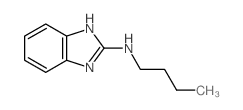n-丁基-(9ci)-1H-苯并咪唑-2-胺结构式