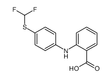 2-[4-(difluoromethylsulfanyl)anilino]benzoic acid Structure