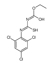 ethyl N-[(2,4,6-trichlorophenyl)carbamothioyl]carbamate Structure