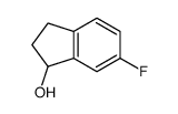 6-氟-2,3-二氢-茚-1-醇结构式