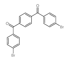 [4-(4-bromobenzoyl)phenyl]-(4-bromophenyl)methanone Structure