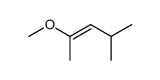 (E)-2-methoxy-4-methylpent-2-ene Structure