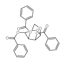 (3,4-dibenzoyloxy-7,8-dioxabicyclo[3.2.1]oct-2-yl) benzoate结构式
