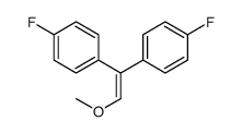 1-fluoro-4-[1-(4-fluorophenyl)-2-methoxyethenyl]benzene结构式