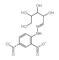 D-Ribose, (2,4-dinitrophenyl)hydrazone结构式