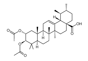2,3-O-Diacetylcorosolic acid结构式
