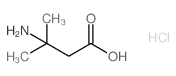 3-氨基-3-甲基丁酸盐酸盐结构式