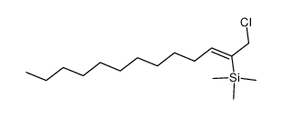 (Z)-1-Chlor-2-trimethylsilyl-2-tridecen结构式