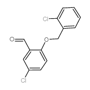 5-氯-2-[(2-氯苄基)氧基]苯甲醛结构式