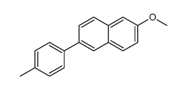 2-methoxy-6-(4-methylphenyl)naphthalene Structure