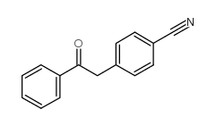 4-phenacylbenzonitrile Structure