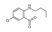 N-butyl-4-chloro-2-nitroaniline结构式