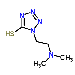 1-(2-二甲基氨基乙基)-1H-5-巯基-四氮唑结构式