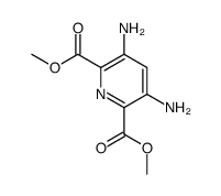 dimethyl 3,5-diaminopyridine-2,6-dicarboxylate Structure