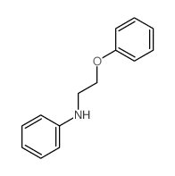 Benzenamine, N- (2-phenoxyethyl)- Structure
