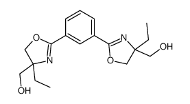 [4-ethyl-2-[3-[4-ethyl-4-(hydroxymethyl)-5H-1,3-oxazol-2-yl]phenyl]-5H-1,3-oxazol-4-yl]methanol结构式