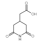 4-Piperidineaceticacid, 2,6-dioxo- Structure