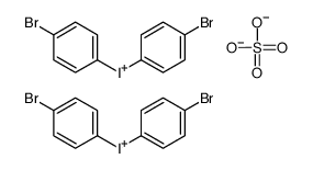 bis(4-bromophenyl)iodanium,sulfate结构式