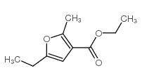 3-Furancarboxylic acid, 5-ethyl-2-methyl-, ethyl ester Structure