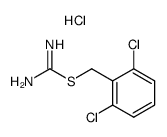 2,6-dichlorobenzyl imidothiocarbamate hydrochloride Structure