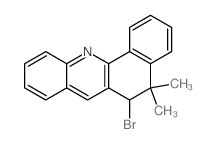 6-bromo-5,5-dimethyl-5,6-dihydro-benz[c]acridine Structure