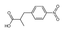 2-methyl-3-(4-nitrophenyl)propanoic acid Structure